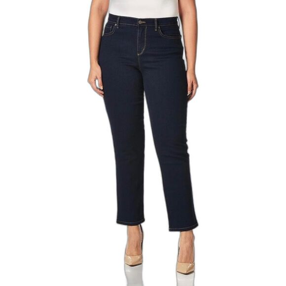 Gloria Vanderbilt Petite Amanda High Rise Tapered Jean (350) - Picture 1 of 9